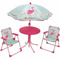 Fun House Children's Garden Furniture, Pink Flamingo, 4 Pieces