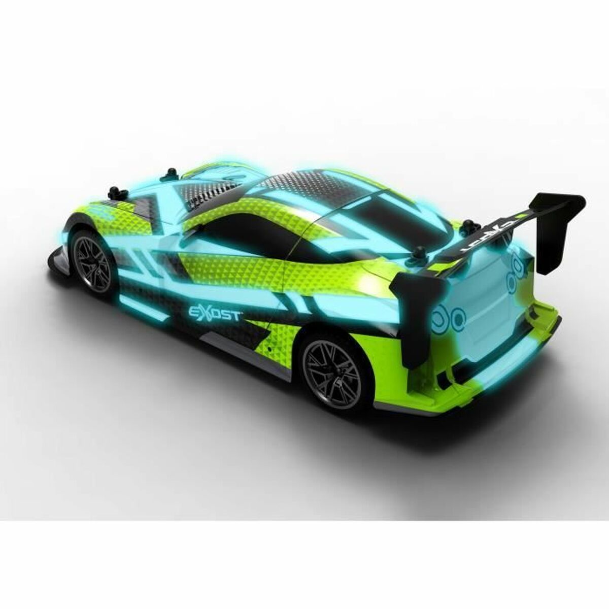 Exost Flash Light 1:14 Green Radio Controlled Car