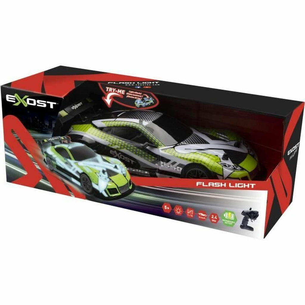 Exost Flash Light 1:14 Green Radio Controlled Car