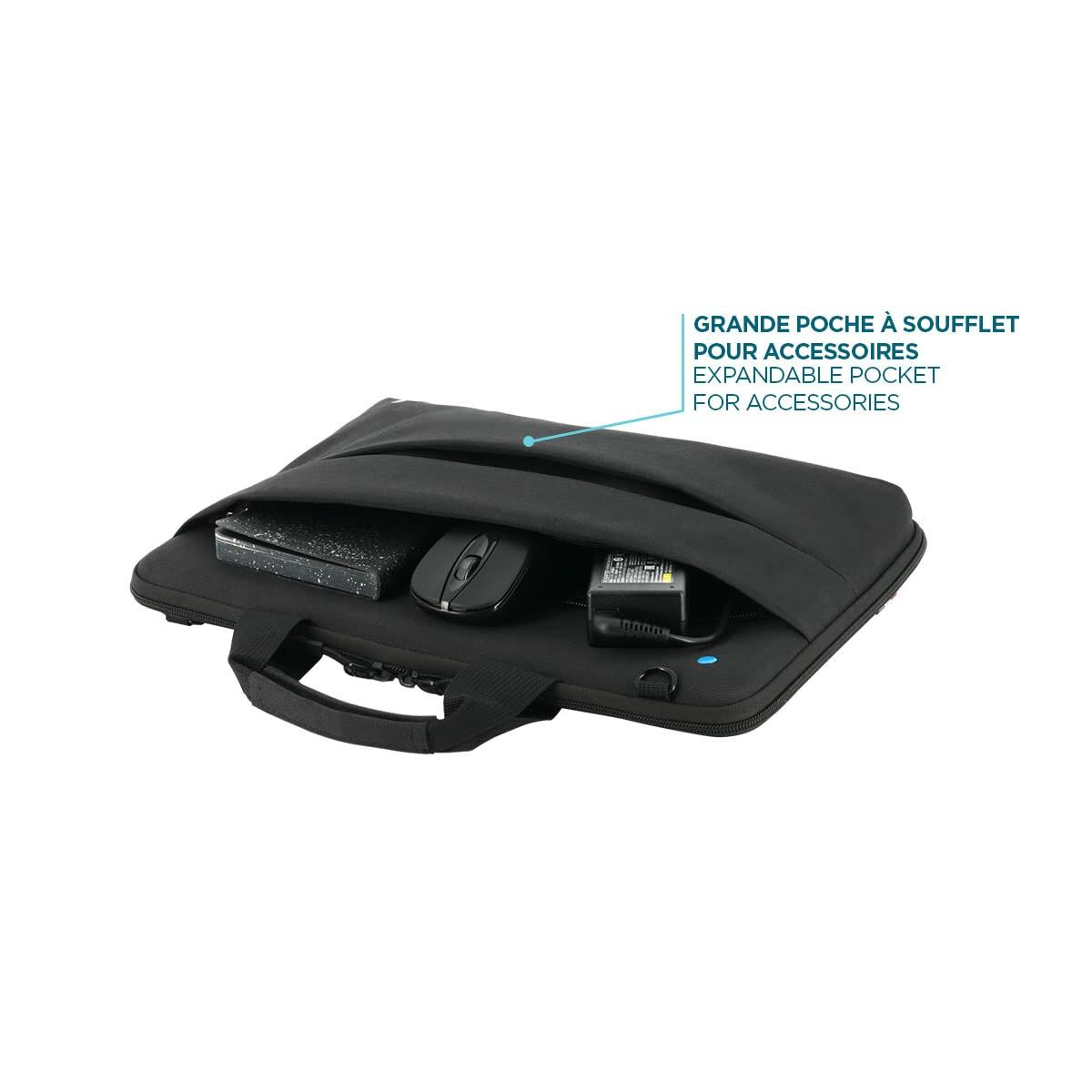 Funda para portátil Mobilis 003067 de 12,5 a 14 pulgadas, color negro y multicolor