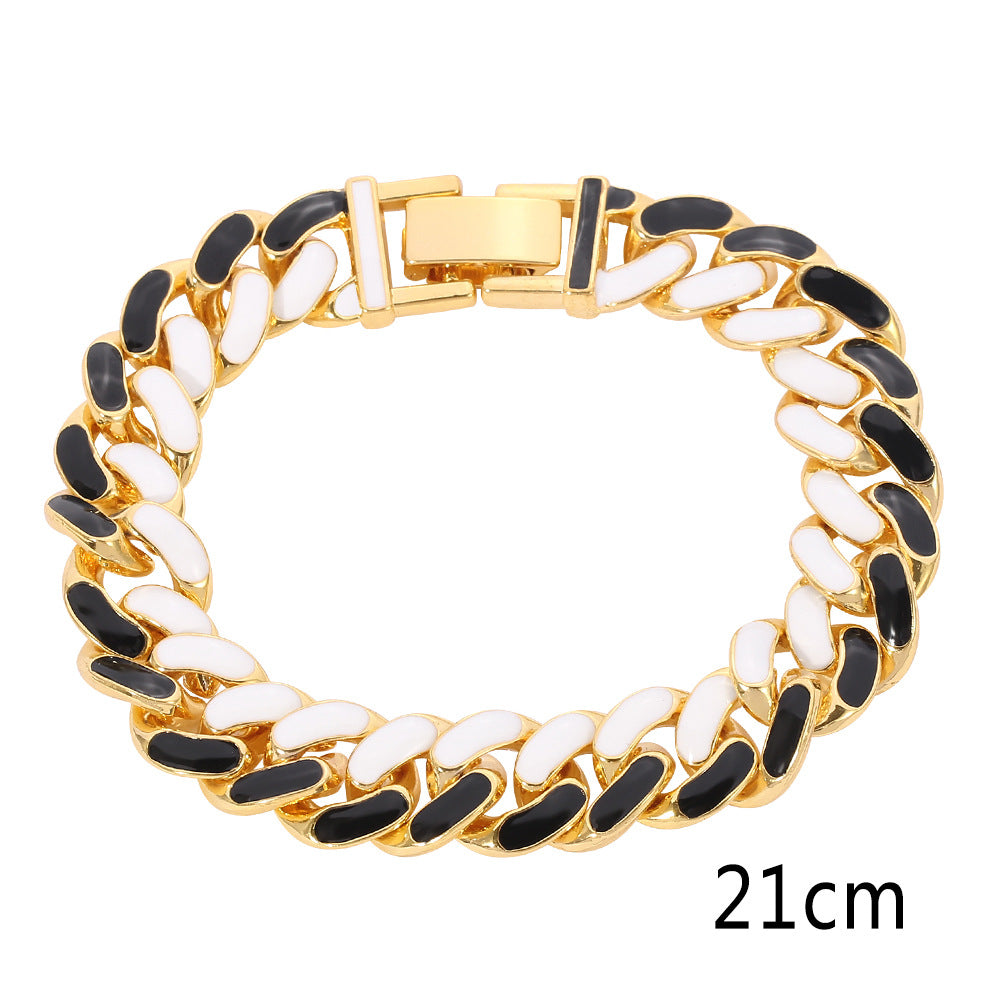 Pulseira com Elo Cubano