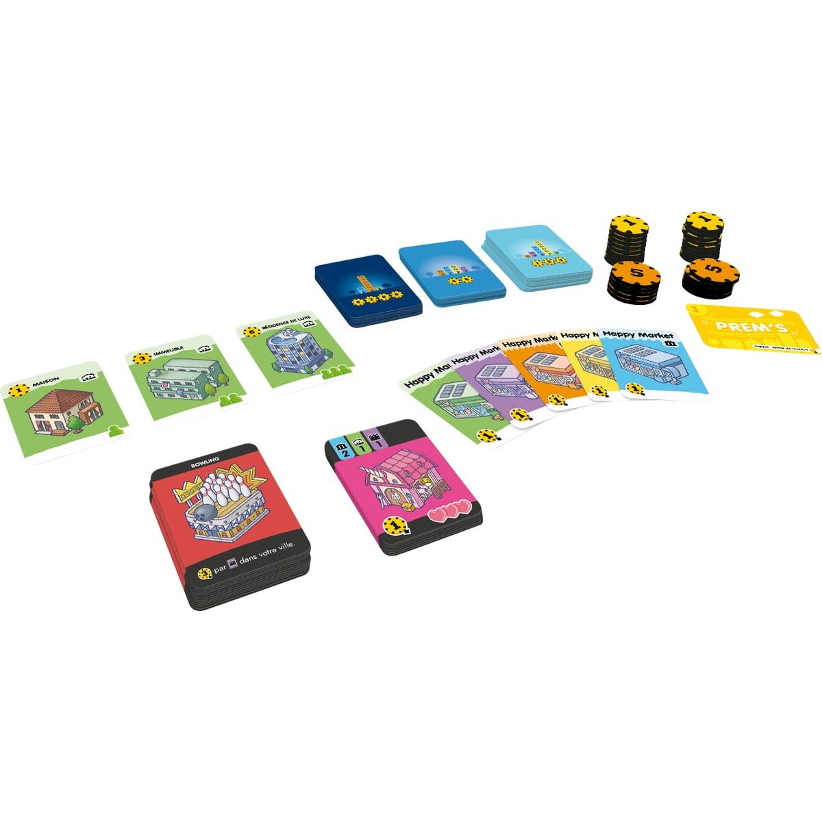 Jogo de Mesa Asmodee Happy City (FR)