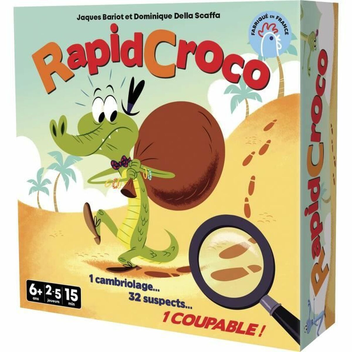 Asmodee RapidCroco Tabletop Game (FR)
