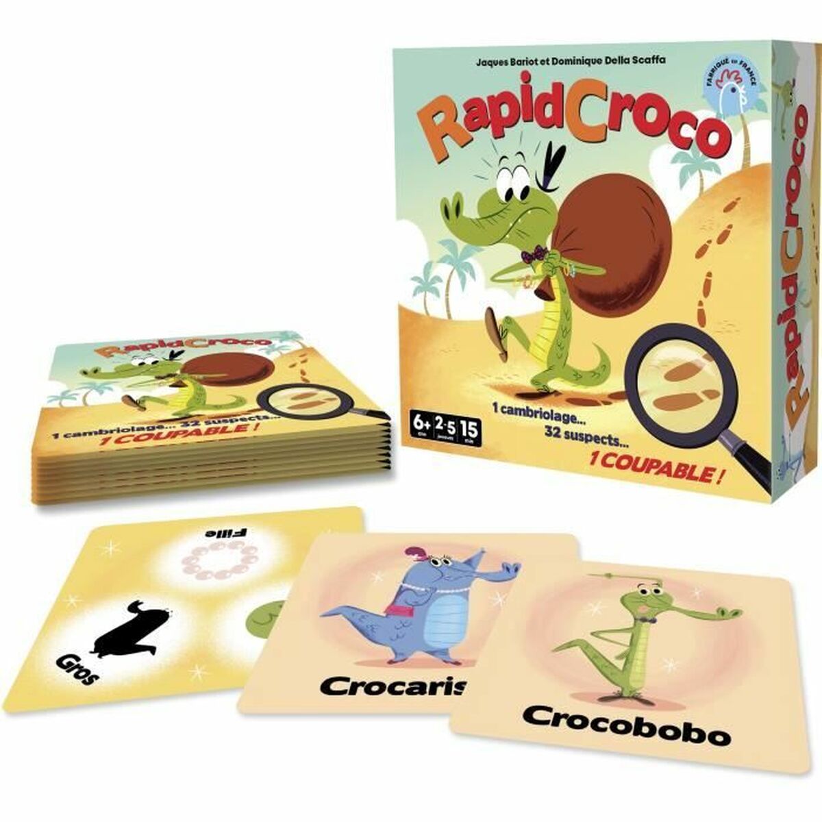 Asmodee RapidCroco Tabletop Game (FR)