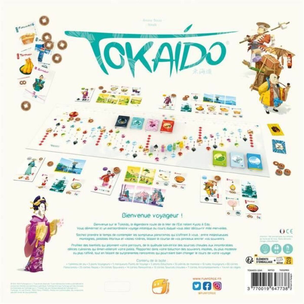 Juego de mesa Asmodee Tokaido: 10.º aniversario (FR)