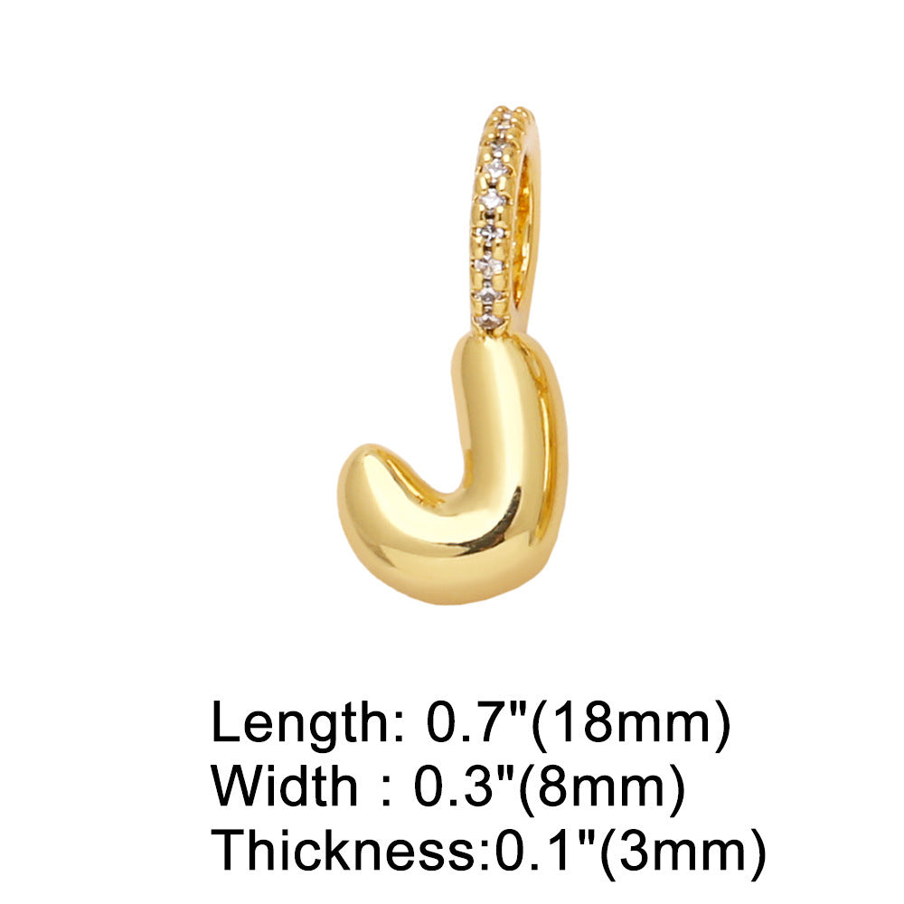 Pulseira com Pendente de 26 Letras