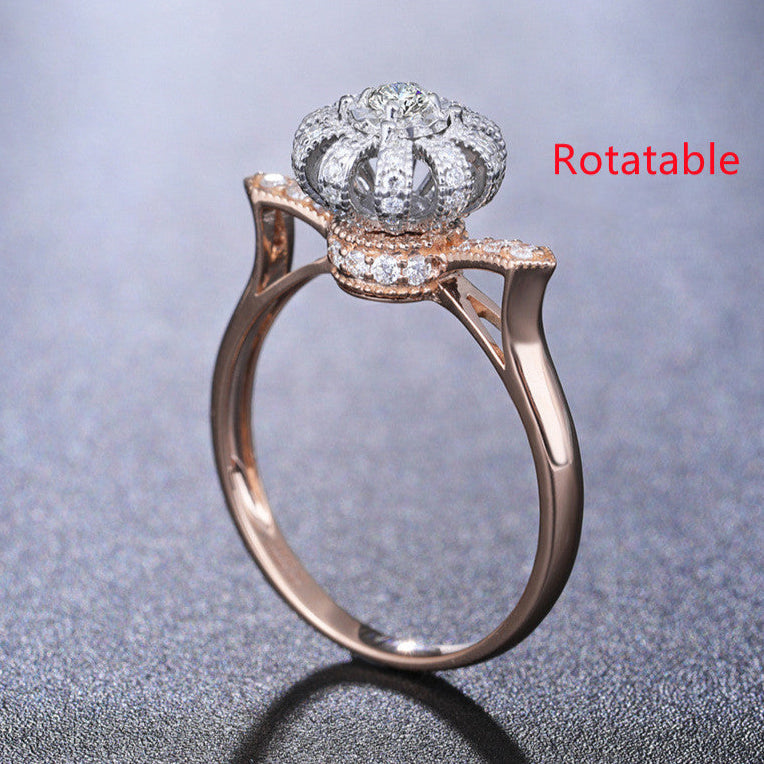 Anel Rotativo com Coroa