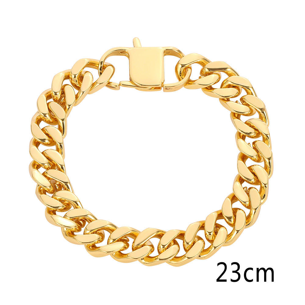 Pulseira com Elo Cubano