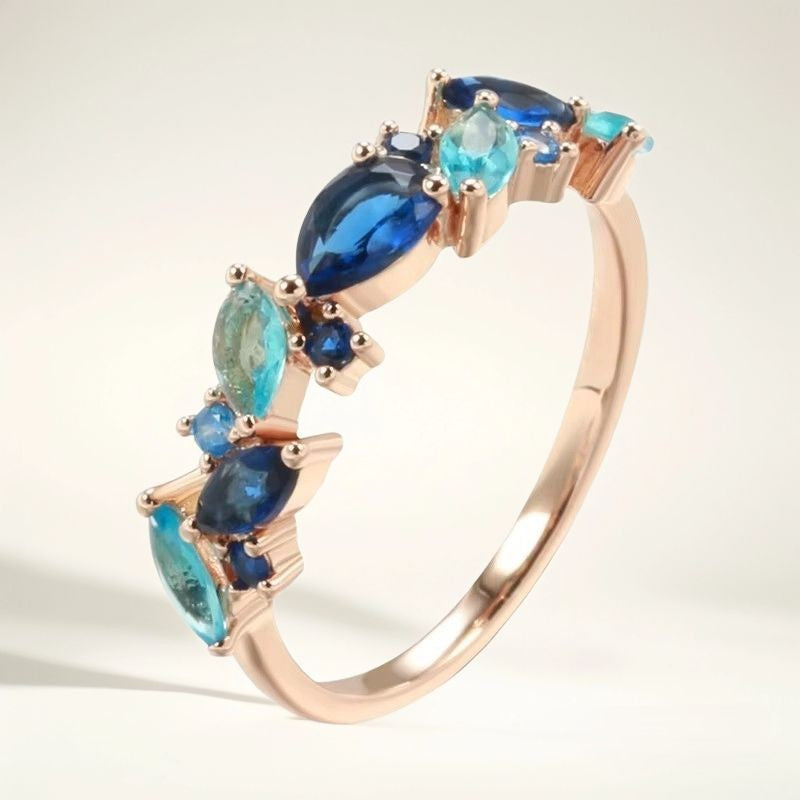 Anel Vintage com Zircónia