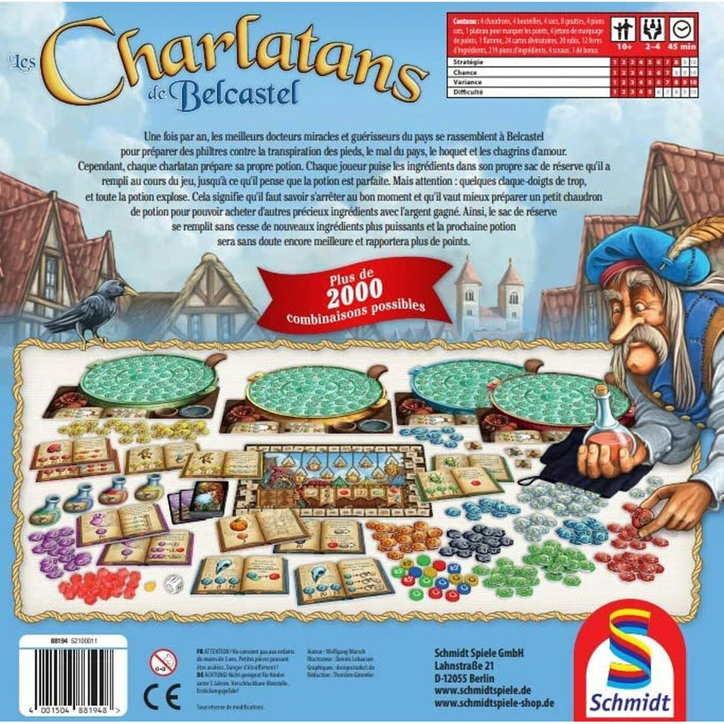 Schmidt Spiele Charlatans de Bescastel Juego de Mesa