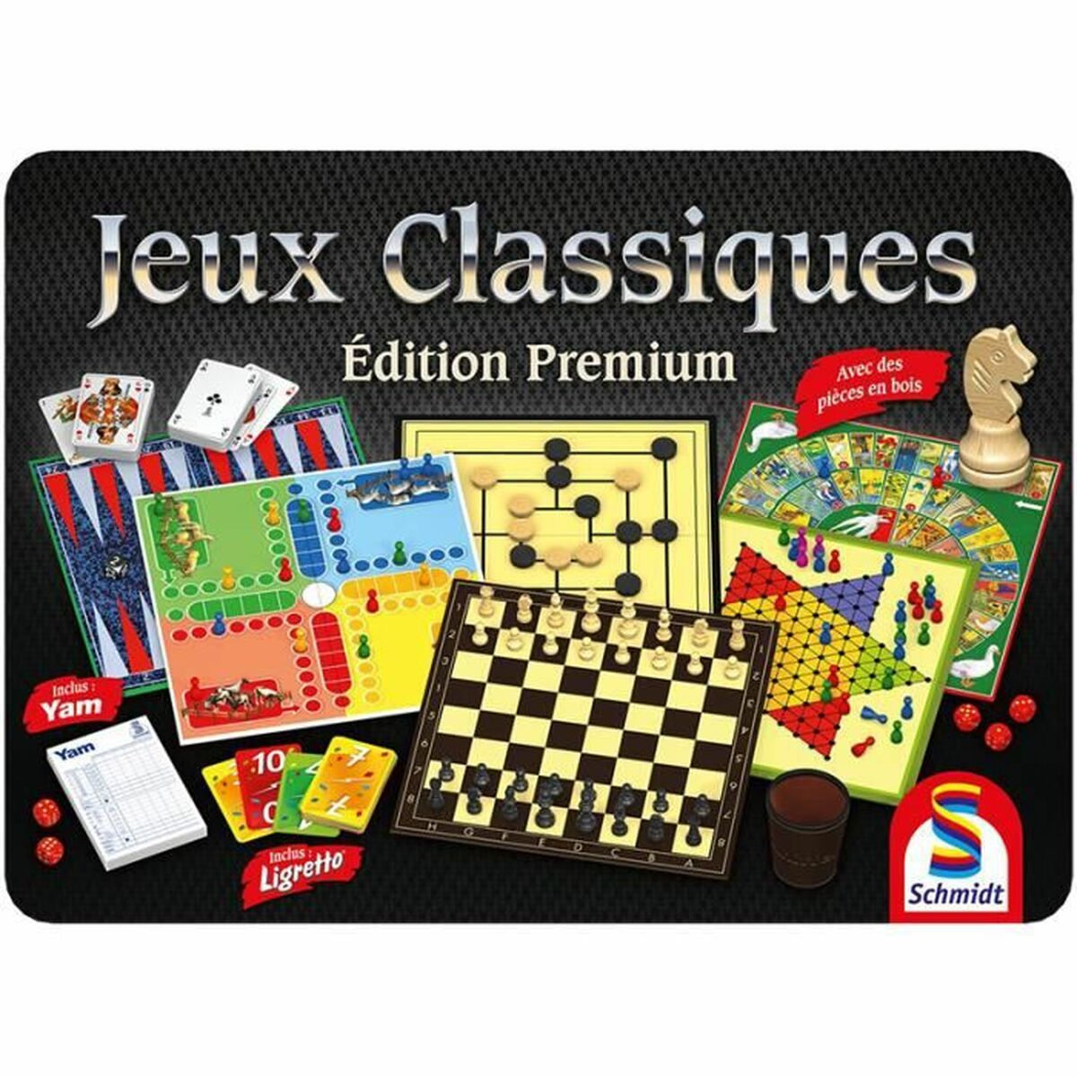 Schmidt Spiele Premium Edition Classic Games Box
