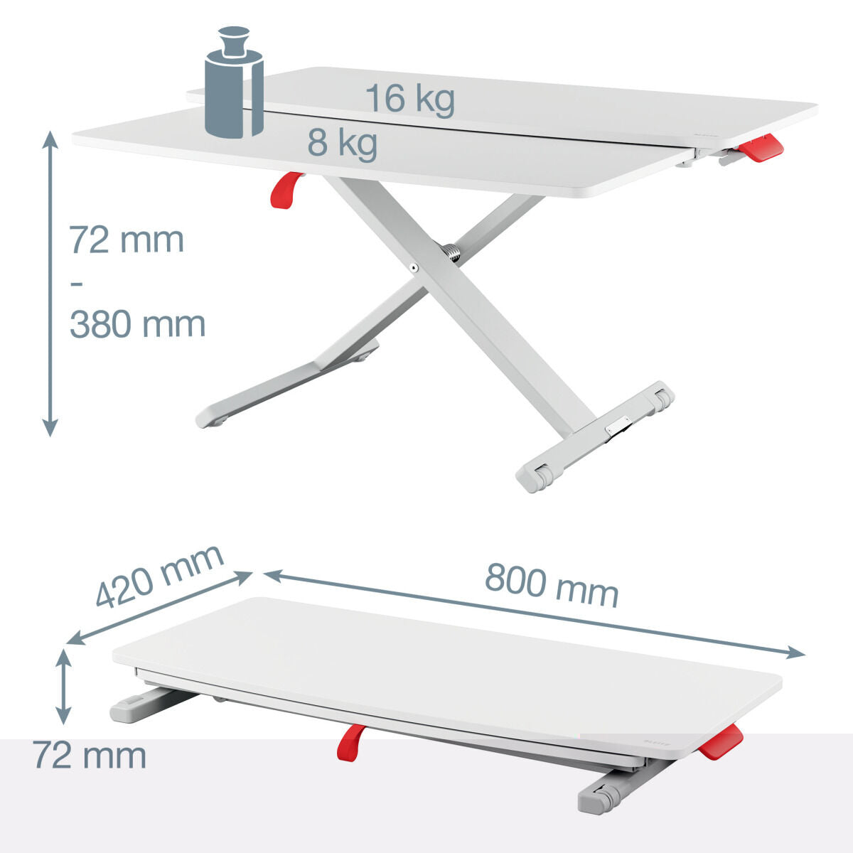 Suporte para telemóvel ou táblete Leitz