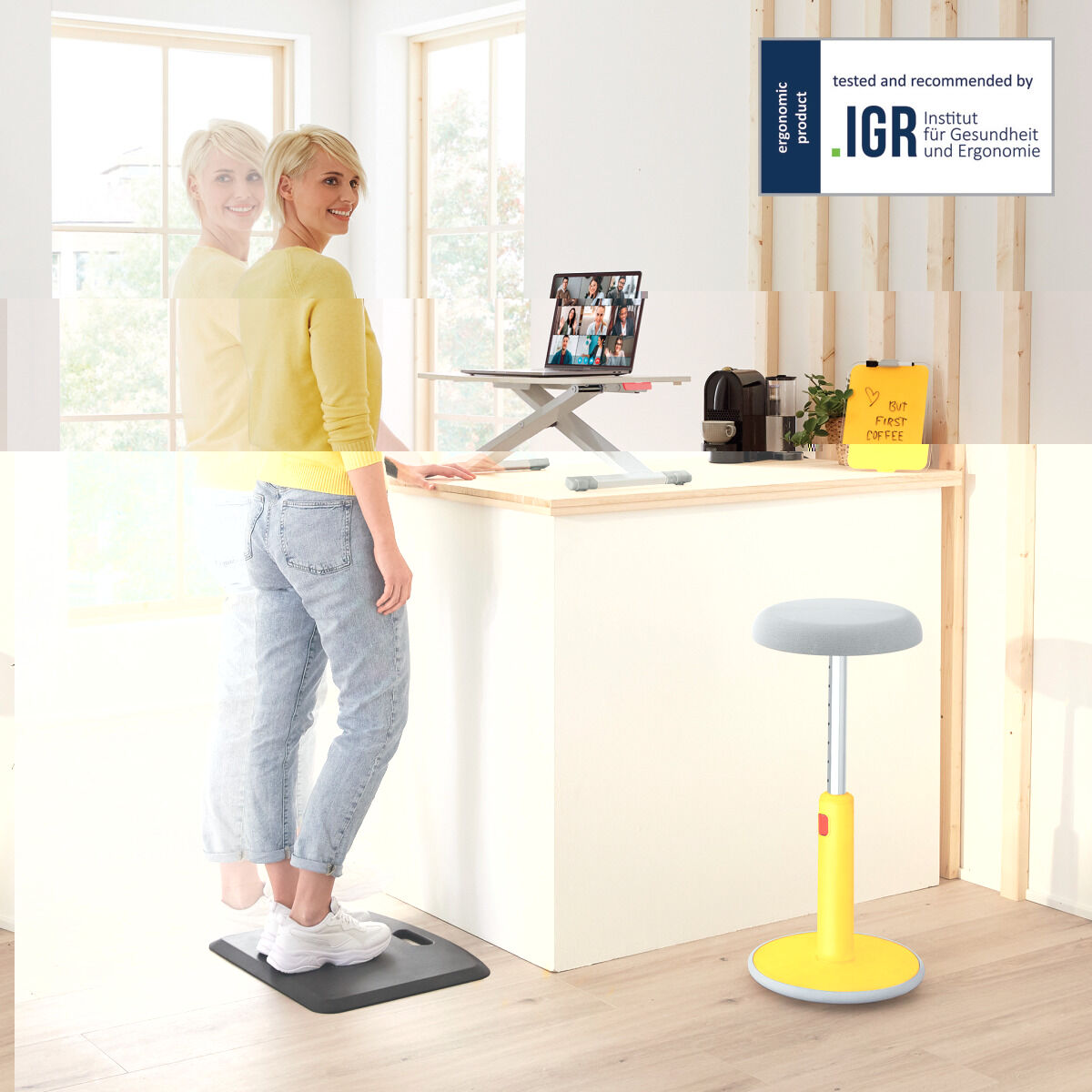 Suporte para telemóvel ou táblete Leitz