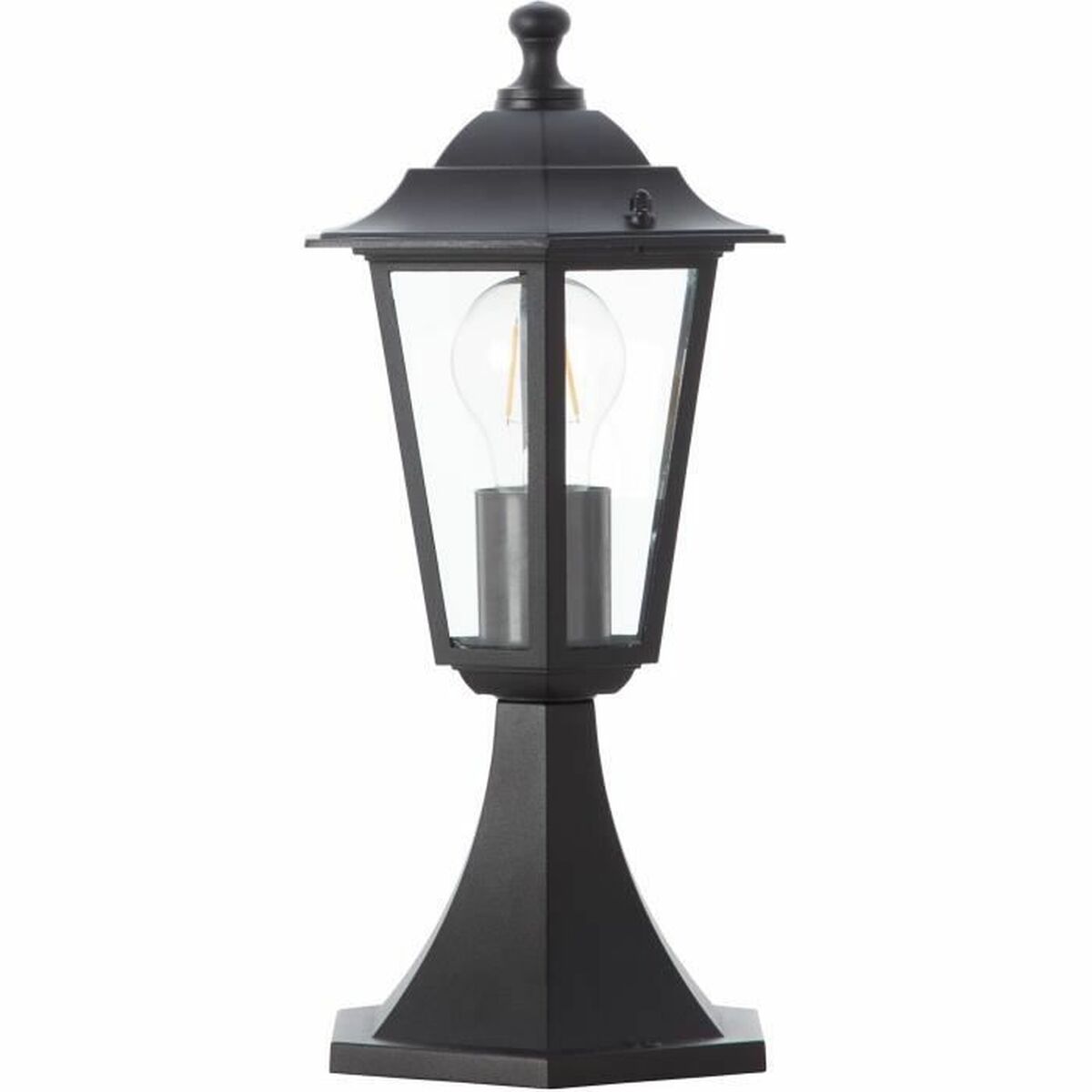 Farol de jardín negro Brilliant Borne