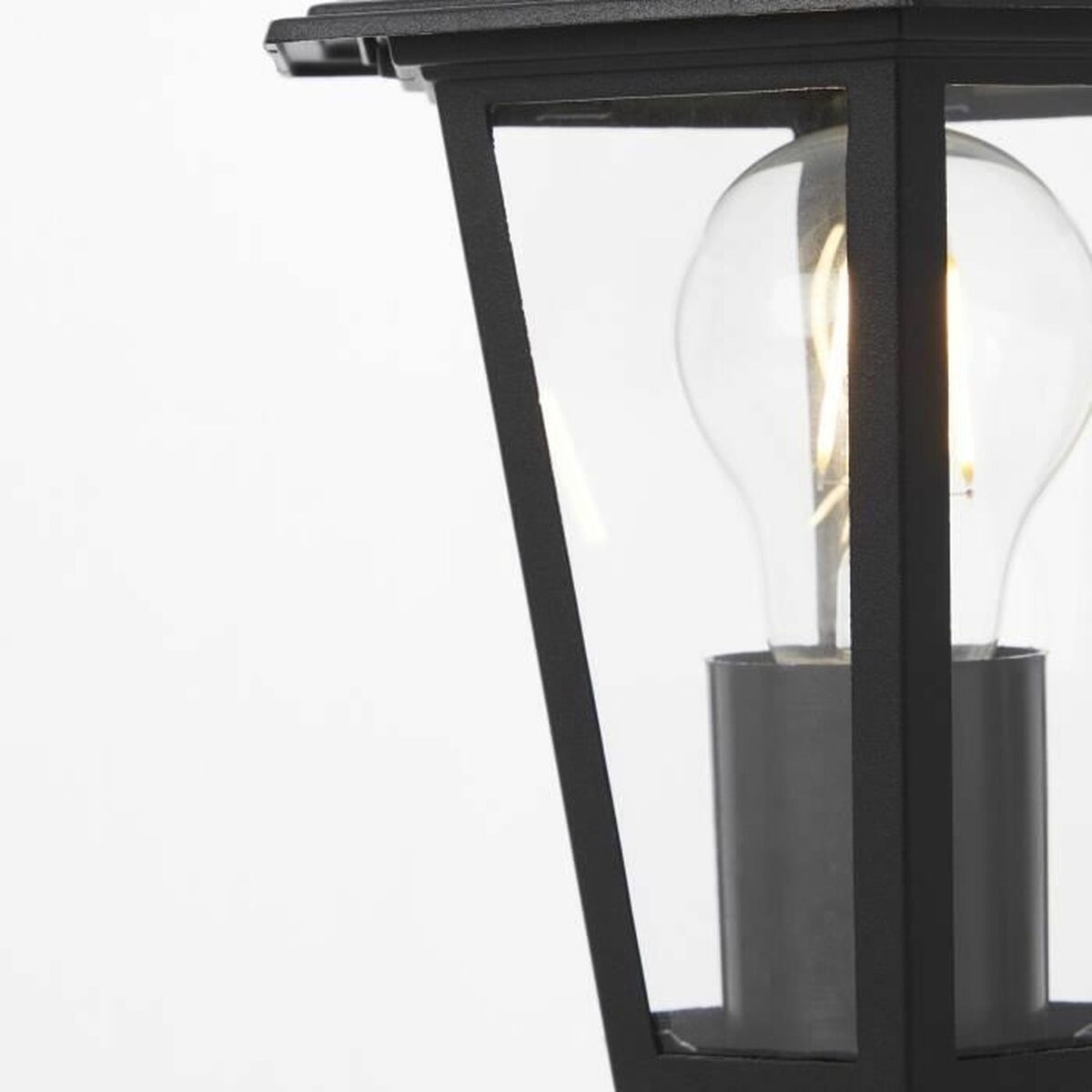 Farol de jardín negro Brilliant Borne