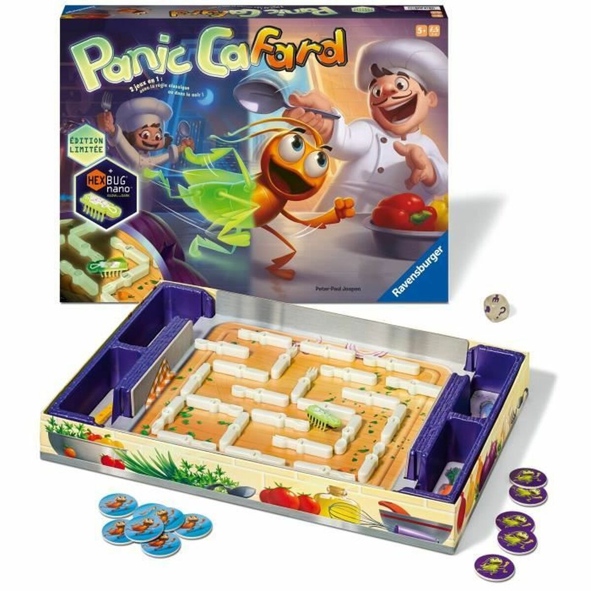 Jogo de Mesa Ravensburger Phosphorescent Cockroach Panic