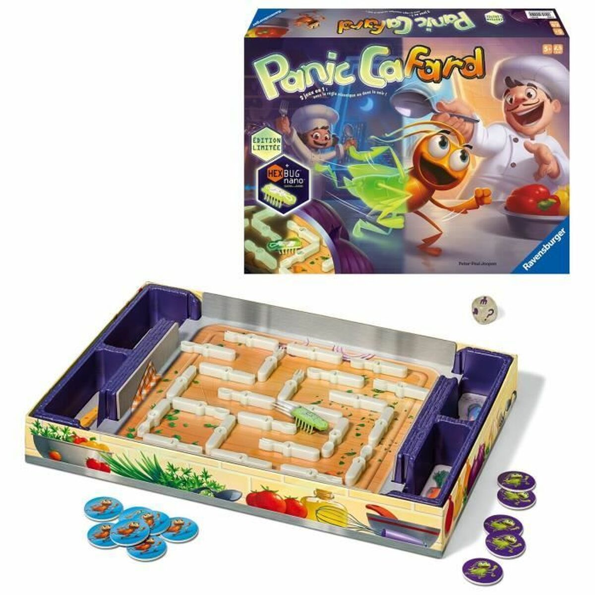 Jogo de Mesa Ravensburger Phosphorescent Cockroach Panic