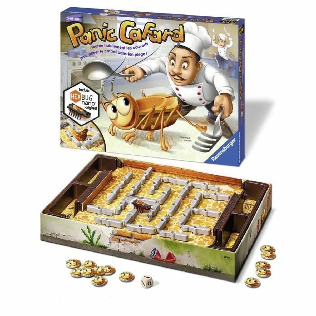 Jogo de Mesa Ravensburger Panic Cockroach (FR)