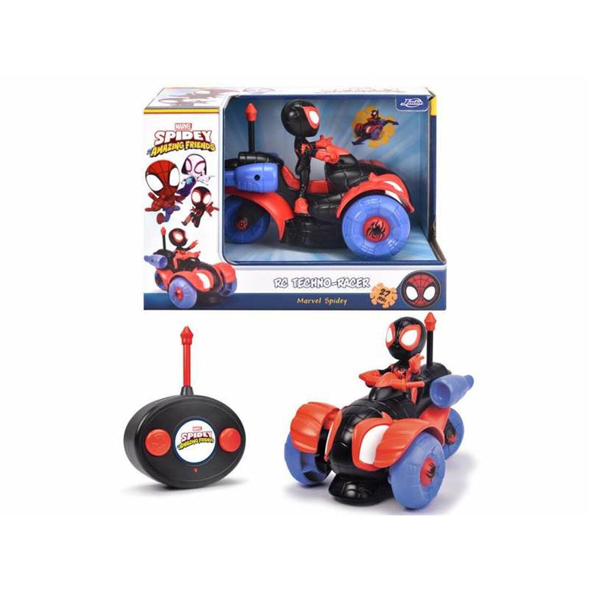 Simba Spidey Amazing Friends Black Radio Controlled Car
