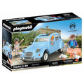 Playmobil Blue Car Vehicle Playset, 57 Pieces