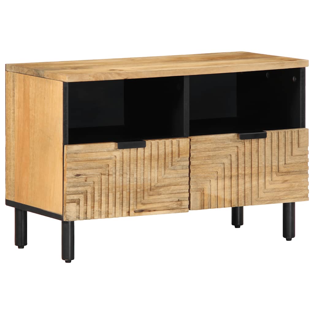 vidaXL TV Cabinet 70x33x46 cm Solid Mango Wood Brown