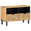 vidaXL TV Cabinet 70x33x46 cm Solid Mango Wood Brown