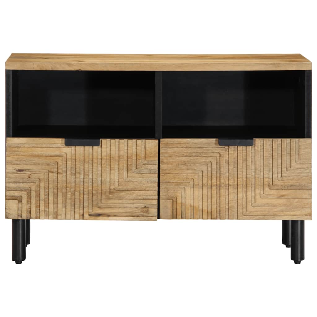 vidaXL TV Cabinet 70x33x46 cm Solid Mango Wood Brown