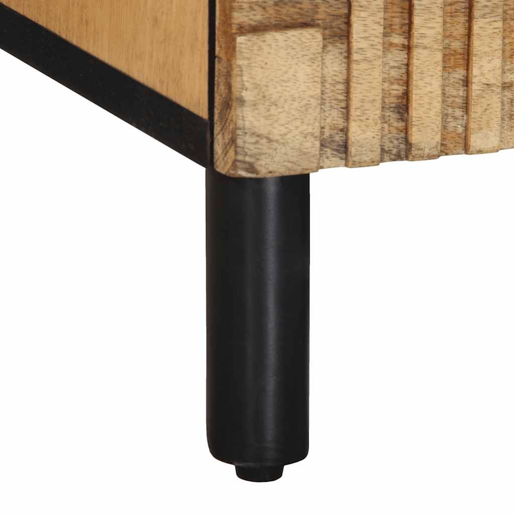 vidaXL TV Cabinet 70x33x46 cm Solid Mango Wood Brown