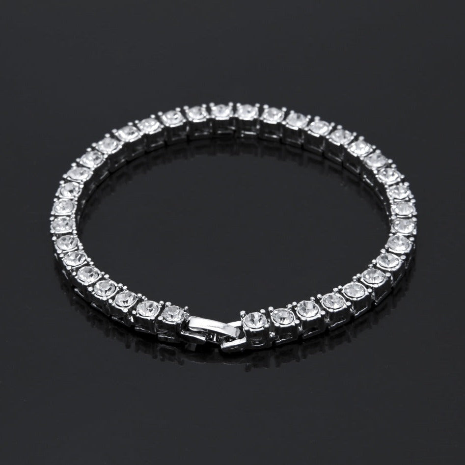 Pulseira Hip Hop com Cristal Strass