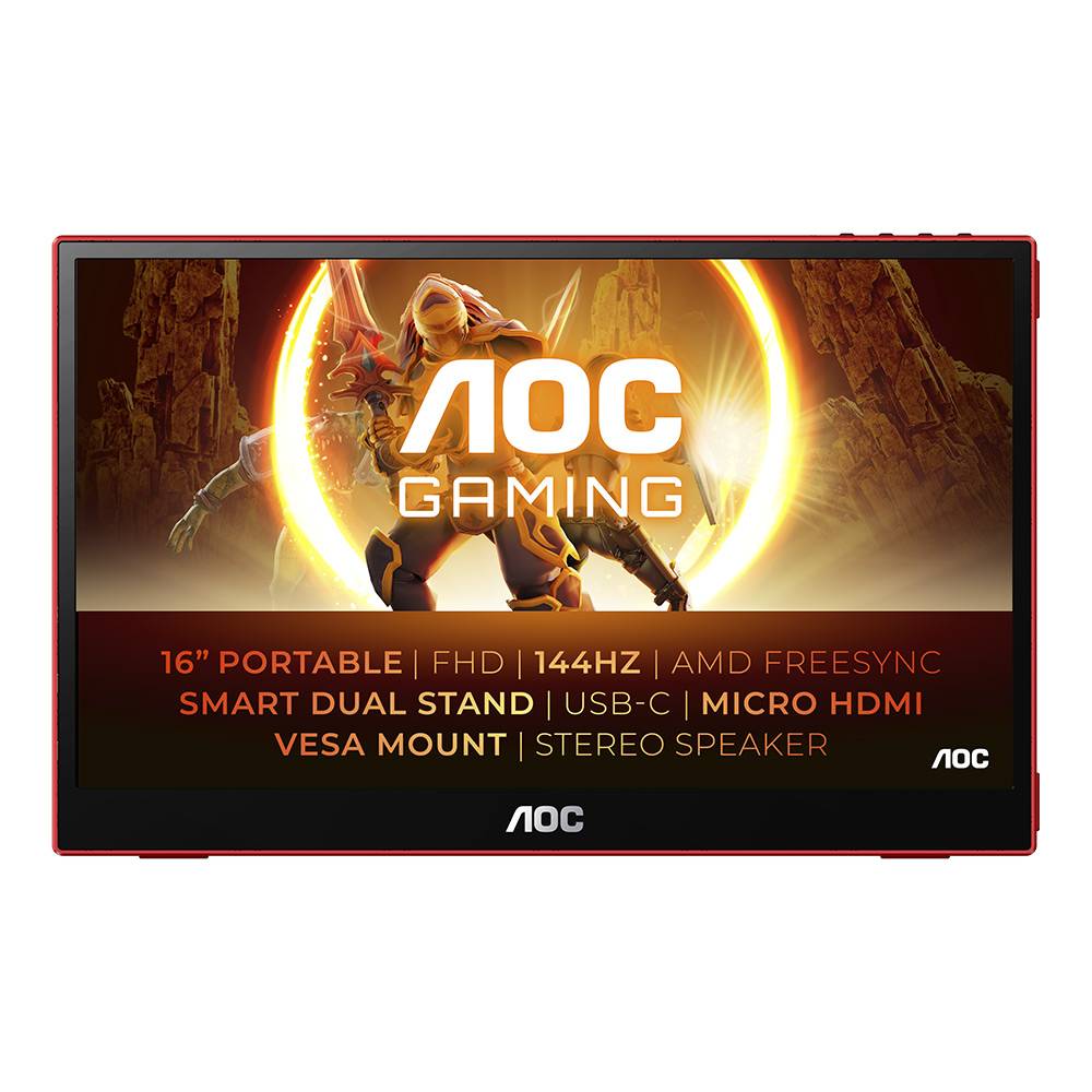AOC 16G3 Gaming IPS 15.6" FHD 16:9 144Hz FreeSync Notebook Monitor