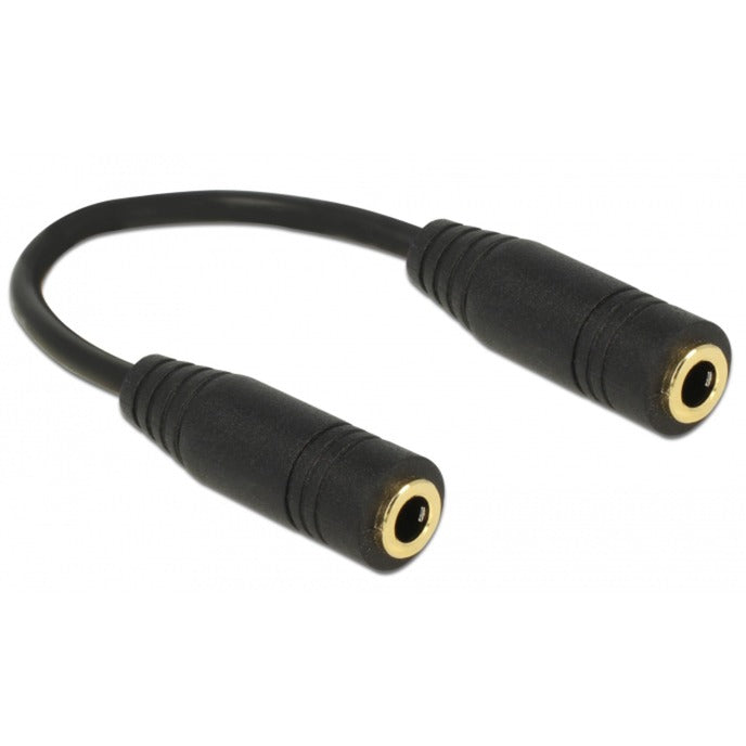 Adaptador de audio estéreo de 3,5 mm y 4 pines hembra a hembra de 13 cm Desbloqueo