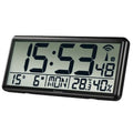 Hama Jumbo Black Plastic Wall Clock
