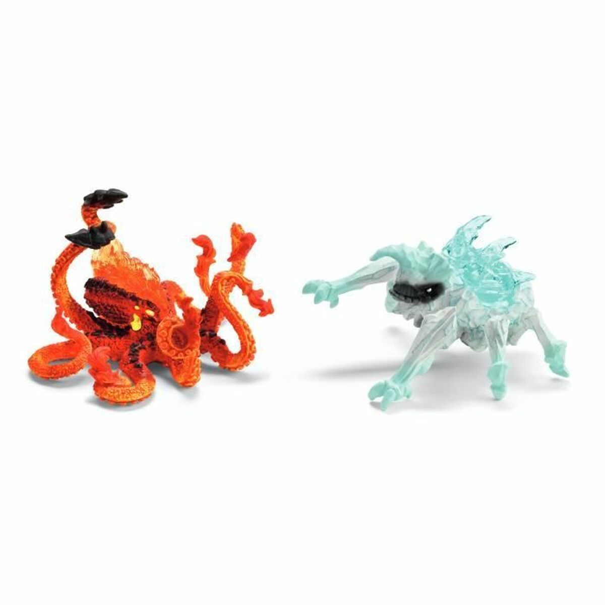 Accesorios para casa de muñecas Schleich: Pulpo de lava y bicho de hielo