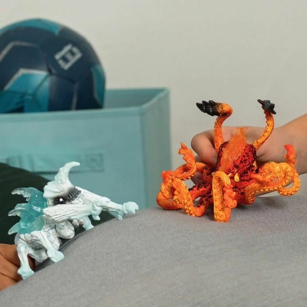 Accesorios para casa de muñecas Schleich: Pulpo de lava y bicho de hielo