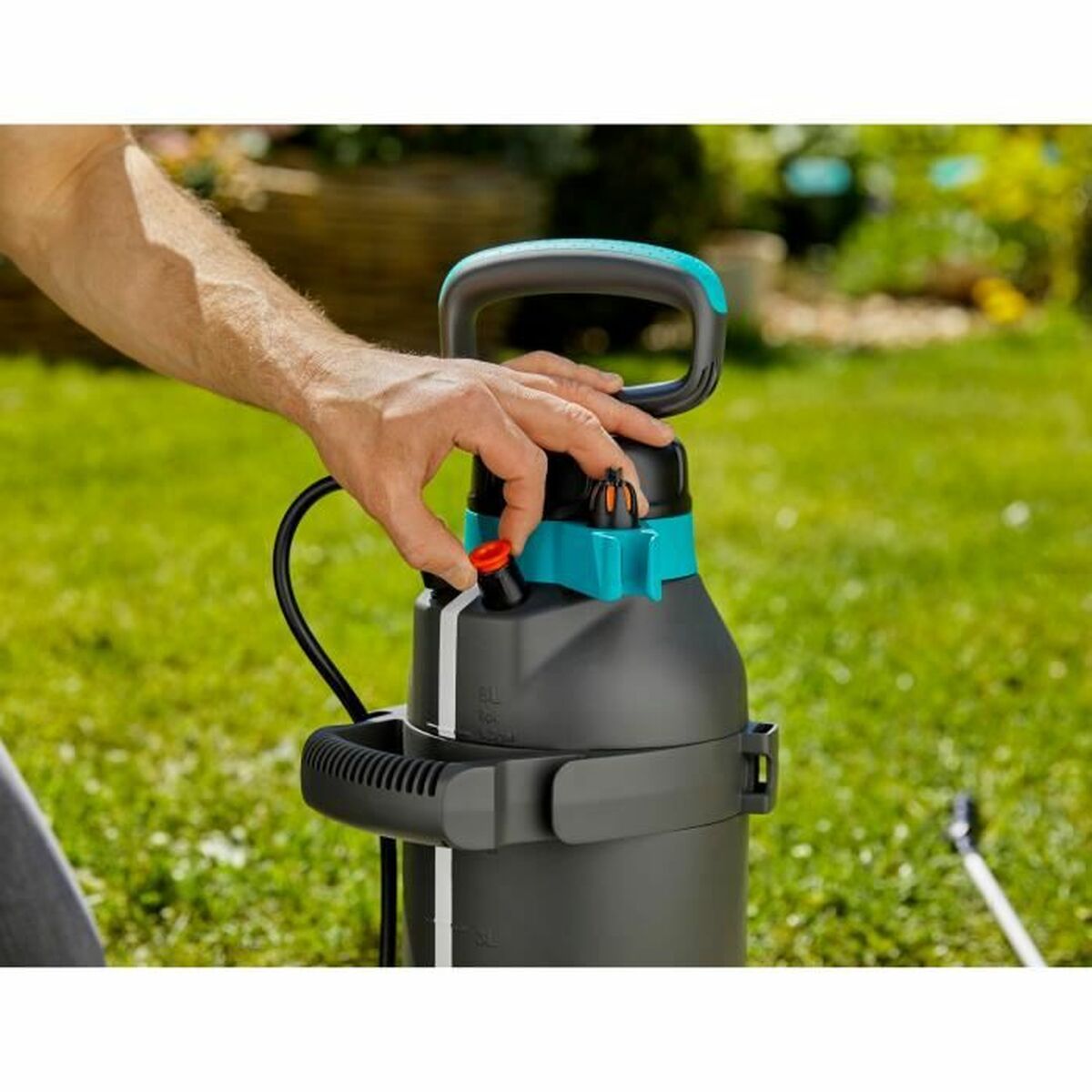 Pulverizador a presión Gardena EasyPump de 5 l para el jardín