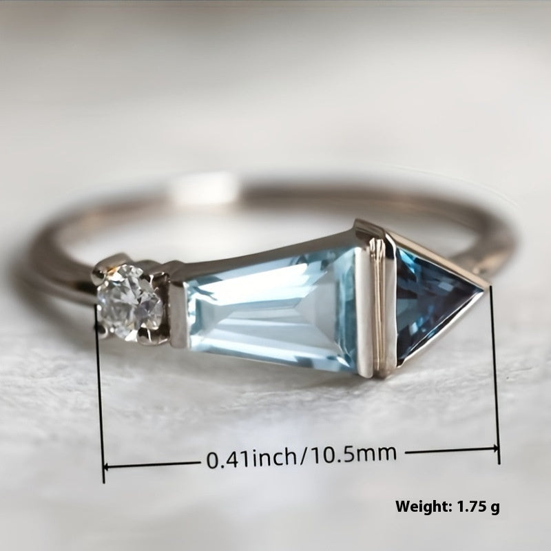 Anel Vintage com Zircónia