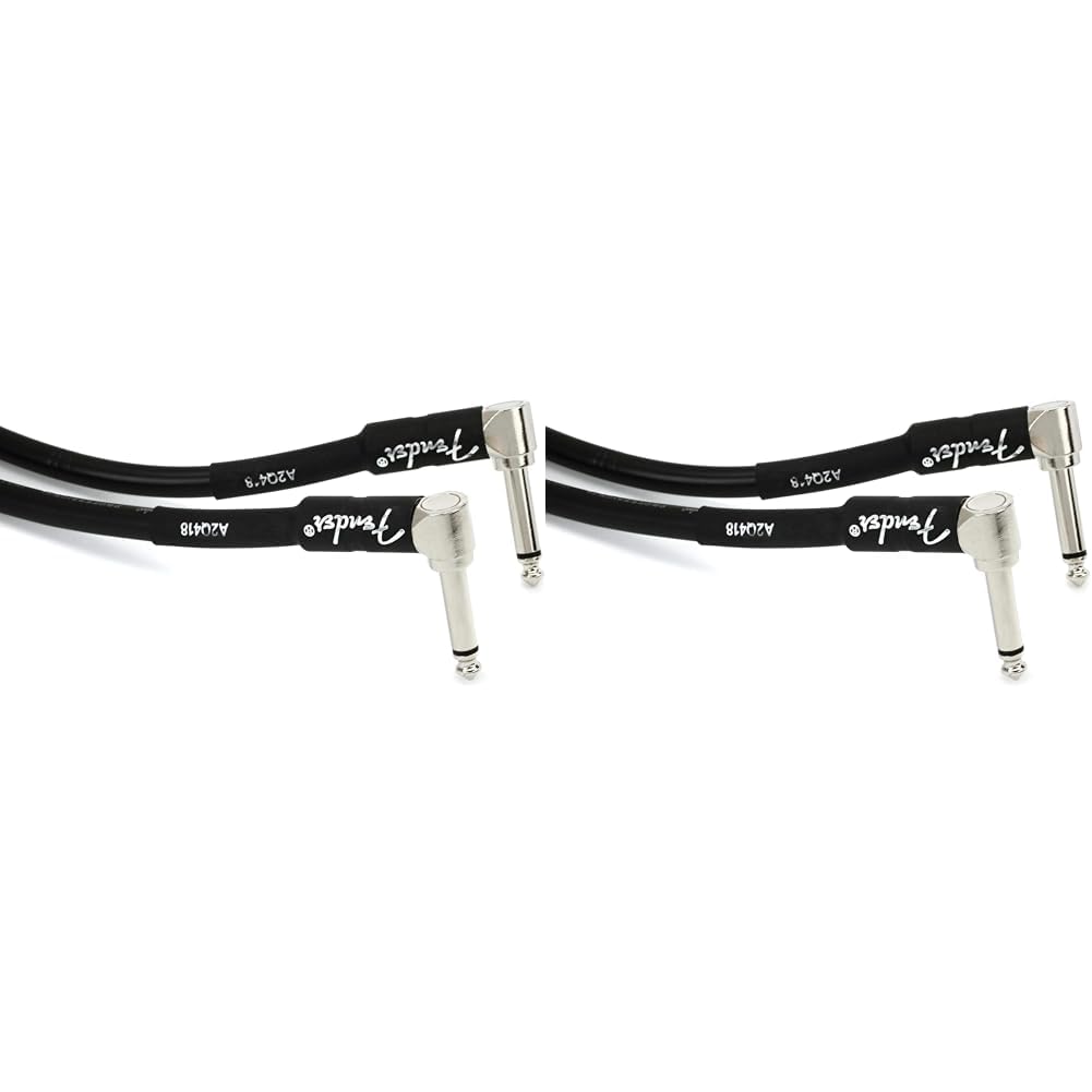 Fender PRO 10 ANGL INST CABLE BLK