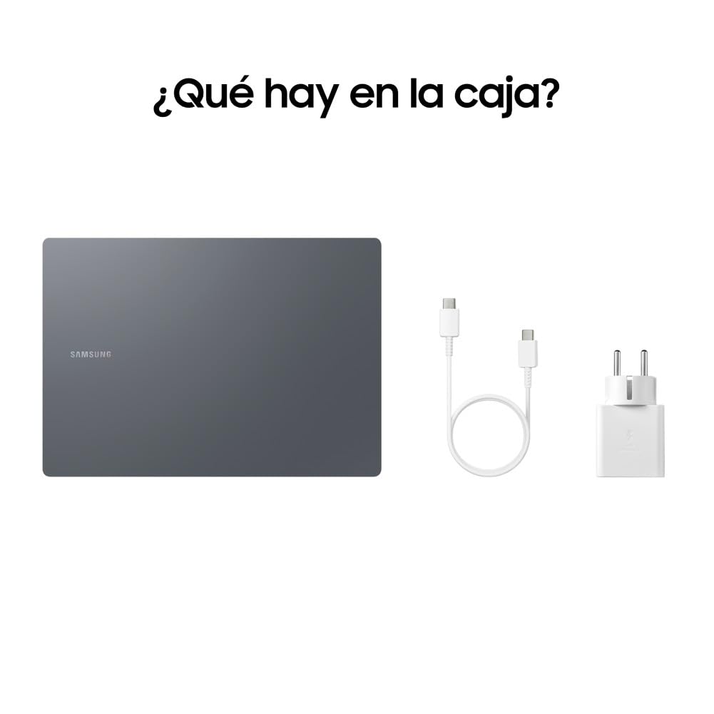 Samsung Galaxy Book4 Pro, Computador portátil ultrafino de 14", HDR, tátil, Intel Core Ultra 7-155H, 16 GB RAM, 512 GB SSD, Intel ARC Graphics, Windows 11 Home, cinzento Moonstone, teclado QWERTY