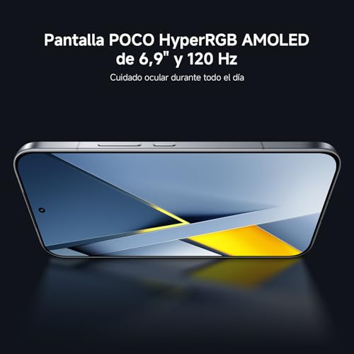XIAOMI POCO F8 Ultra Smartphone 16+512GB, 6.85" 120Hz AMOLED Display, Snapdragon 8 Elite Gen 5, Hypercharge 100W Charging and 50W Wireless, Charger Not Included, Denim Blue (ES Version)