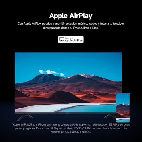 XIAOMI TV F 32, 32 polegadas (81 cm), HD, Smart TV, Fire OS7, controlo de voz Alexa, áudio Dolby, DTS Virtual: X, DTS-HD, compatível com Apple AirPlay, 2025
