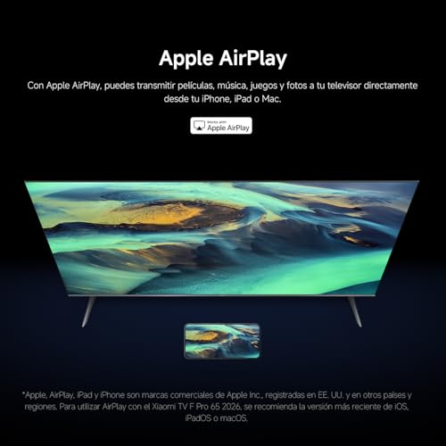 XIAOMI TV F 32, 32 polegadas (81 cm), HD, Smart TV, Fire OS7, controlo de voz Alexa, áudio Dolby, DTS Virtual: X, DTS-HD, compatível com Apple AirPlay, 2025