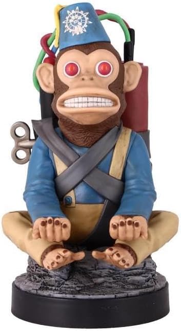 Exquisite Gaming: Call of Duty: Monkeybomb - Original Mobile Phone & Gaming Controller Holder, Device Stand, Cable Guys, Licensed Figure
