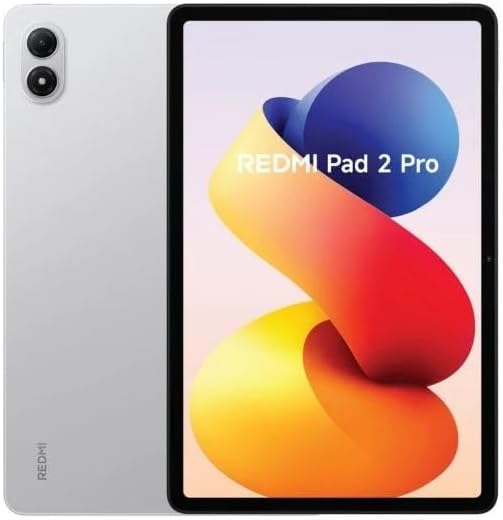 XIAOMI Redmi Pad 2 PRO Only WiFi (No Calls or Text) 12.1" 2.5K Octa Core 4 Speakers Global ROM 12000mAh Bluetooth Wi-Fi 6 8MP Model 25099RP13G (Silver, 256GB + 8GB)
