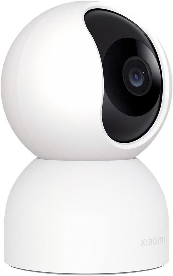 XIAOMI Smart Camera C400 - Cámara de vigilancia con resolución 2K (2560 x 1440 megapíxeles), 360grados, Apertura F1.4, visión Nocturna, detección de Movimiento, Blanco,1 Unidad