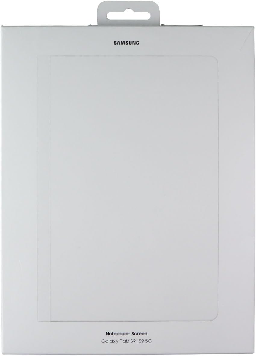 Samsung Galaxy Tab S9 NotePaper Screen, Panel for Writing and Drawing on Tablet, Pen on Paper Feel, Fold Around Device for Easy Installation, US Version, EF-ZX712PWEGUJ, White