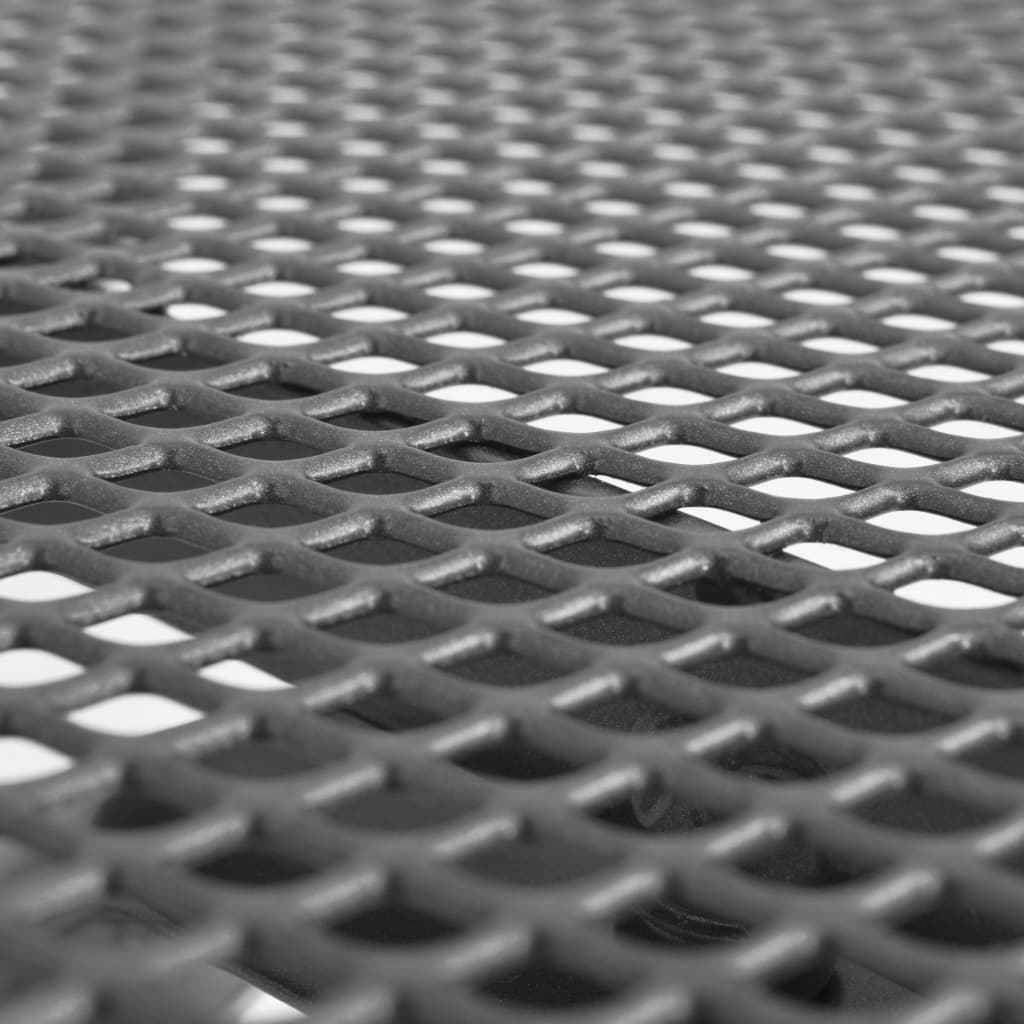 vidaXL Mesa de jardim 90x90x72 cm malha de aço