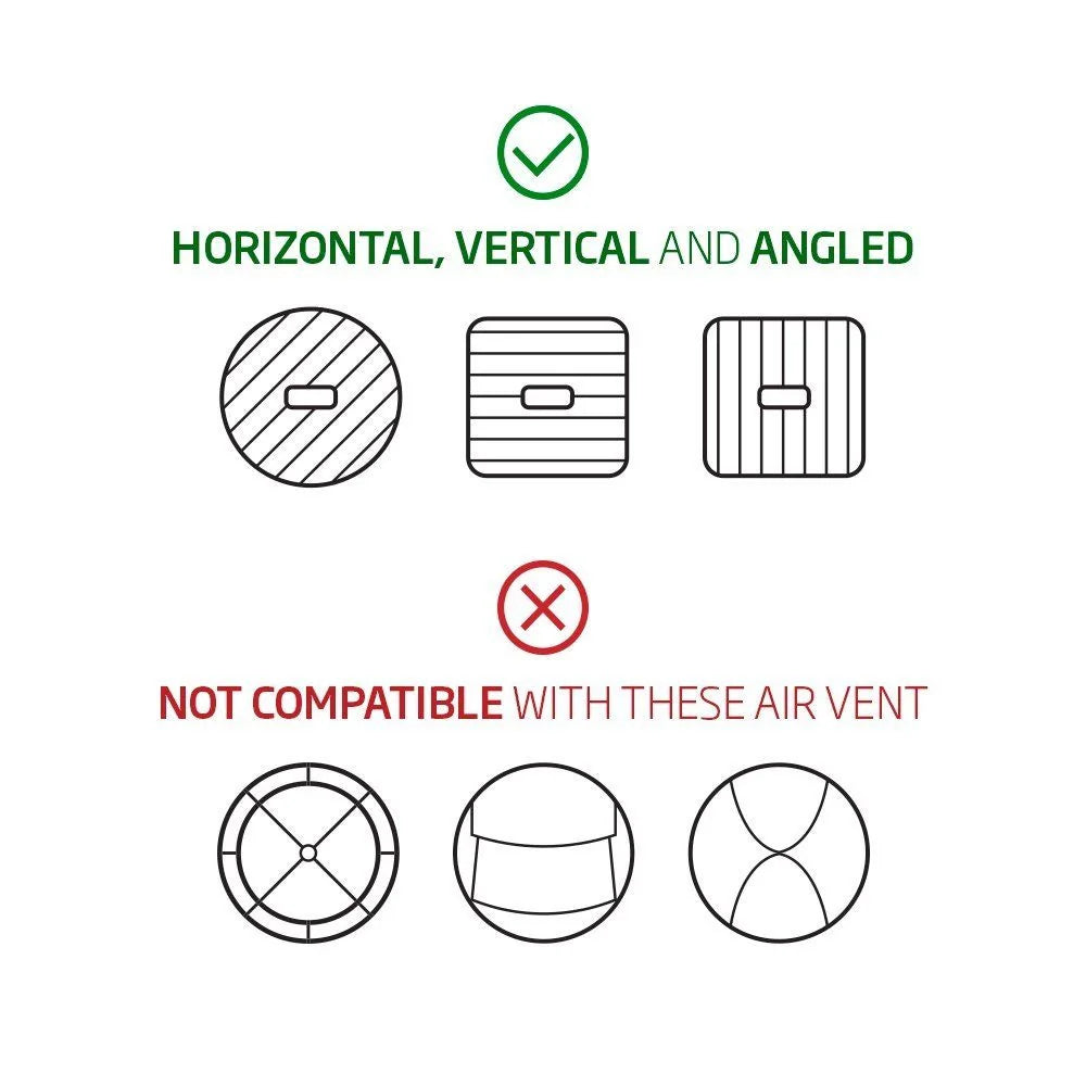 Suporte Telemovel para Carro Spigen H12 para Ventilação de Carro Magnético / Preto