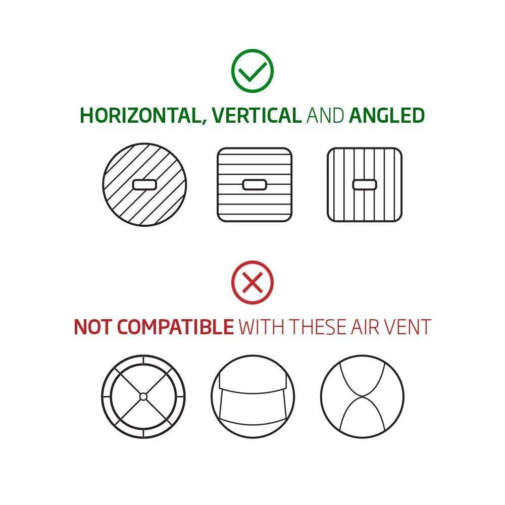 Suporte Telemovel para Carro Spigen H12 para Ventilação de Carro Magnético / Preto