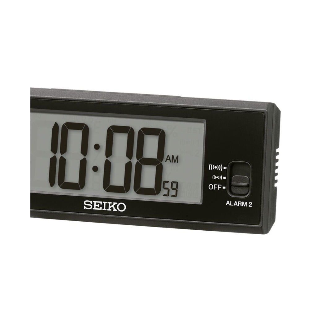 Seiko QHL093K Black Alarm Clock