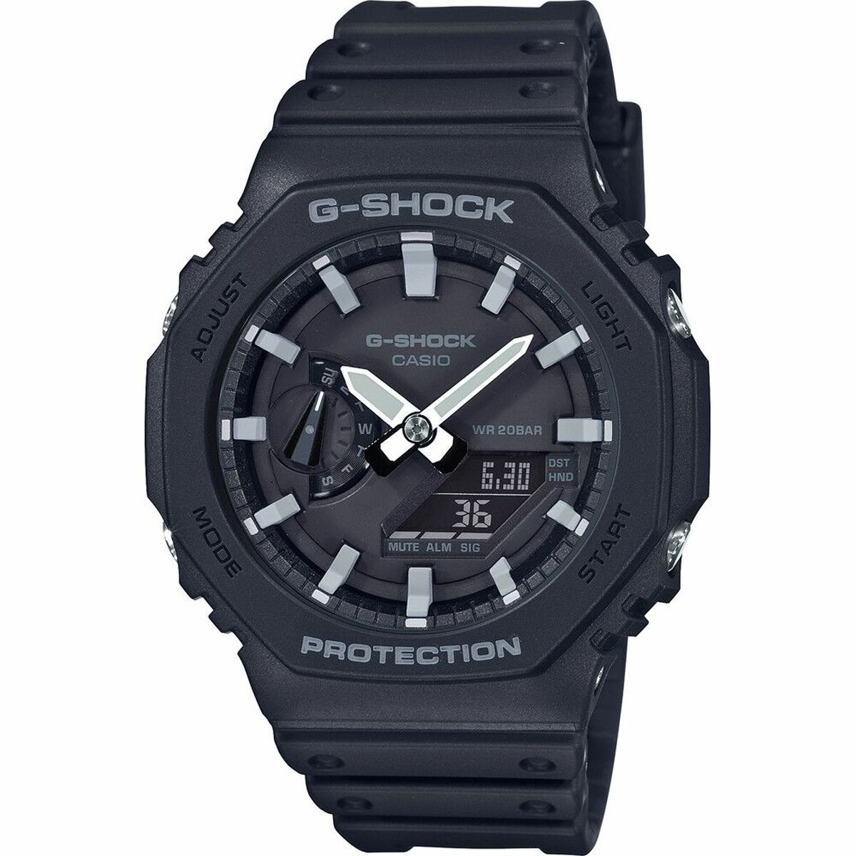Relógio masculino Casio GA-2100-1AER Preto